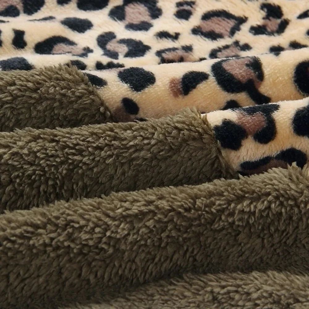leopard pullover drawstring tops pullover